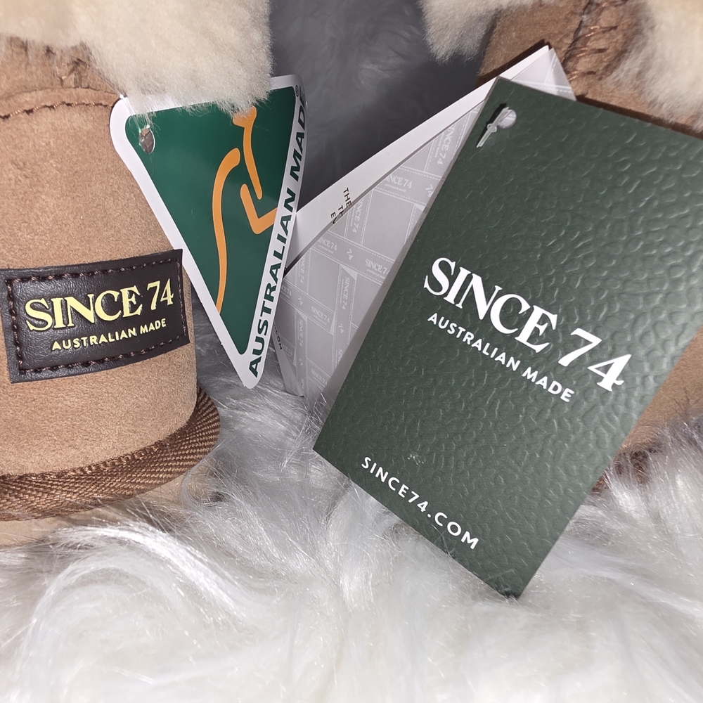 🆕 UGG Since 1974 | Women’s Ankle Slipper 🔥 Chestnut - Picture 2 of 11